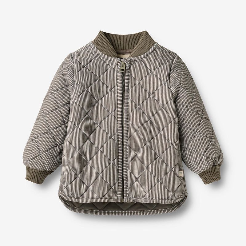 Wheat / Baby Thermo Jacket Loui / Brown Stripe