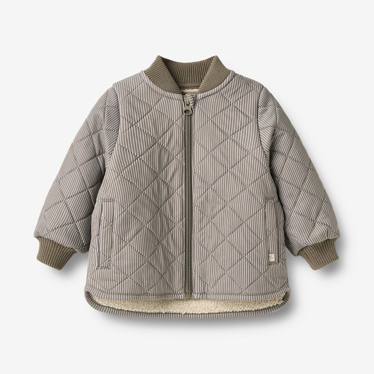 Wheat / Baby Thermo Jacket Benni / Brown Stripe