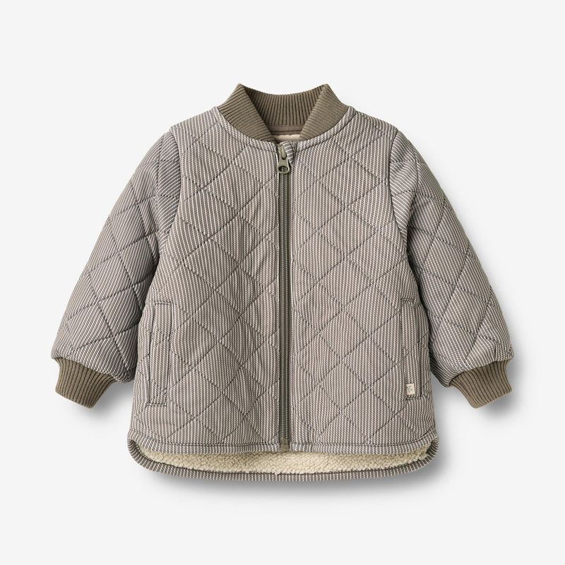 Wheat / Baby Thermo Jacket Benni / Brown Stripe