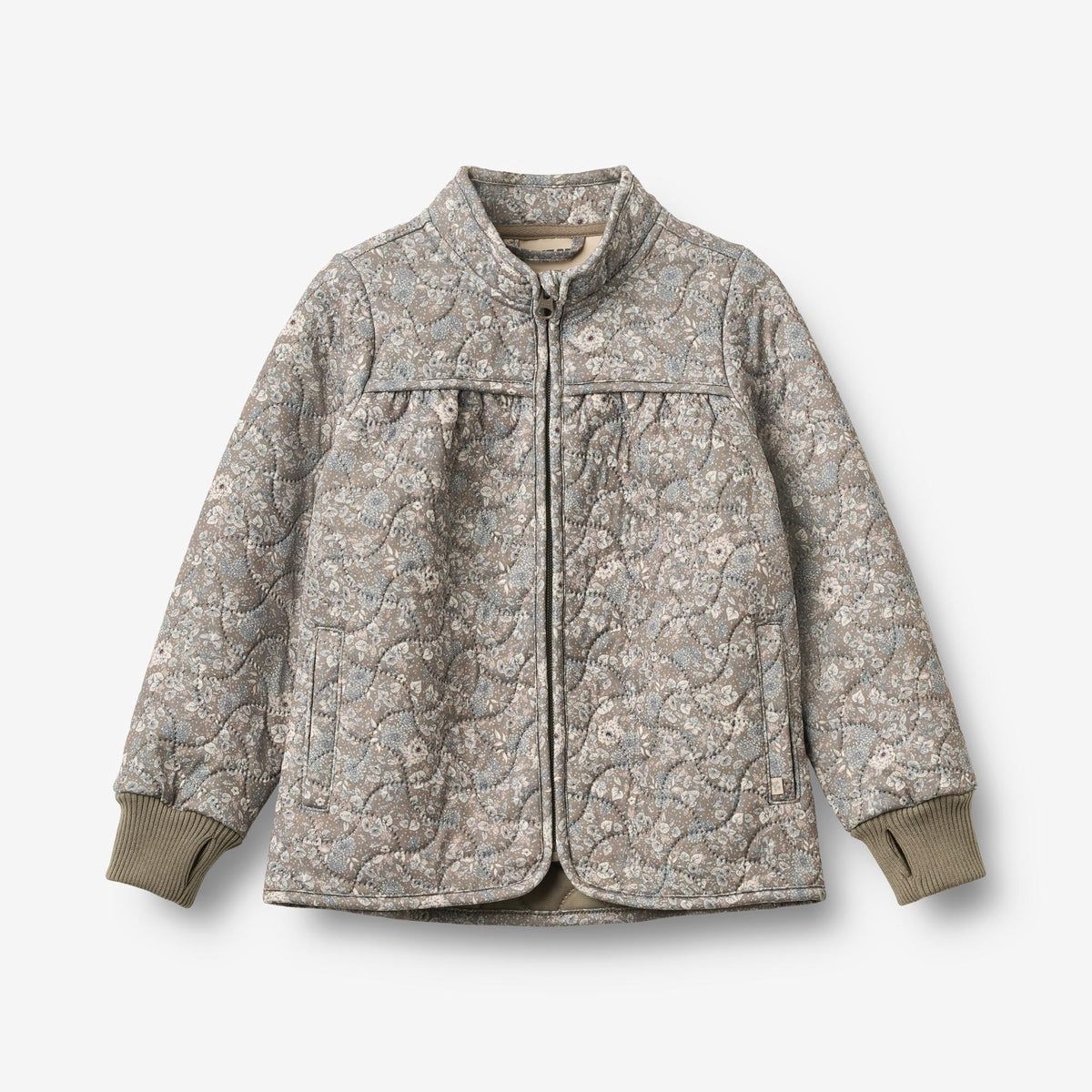 Wheat / Thermo Jacket Thilde / Grey Stone Flowers