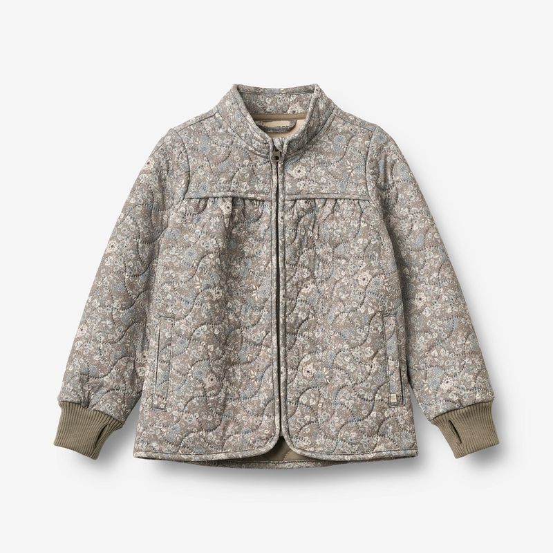 Wheat / Thermo Jacket Thilde / Grey Stone Flowers