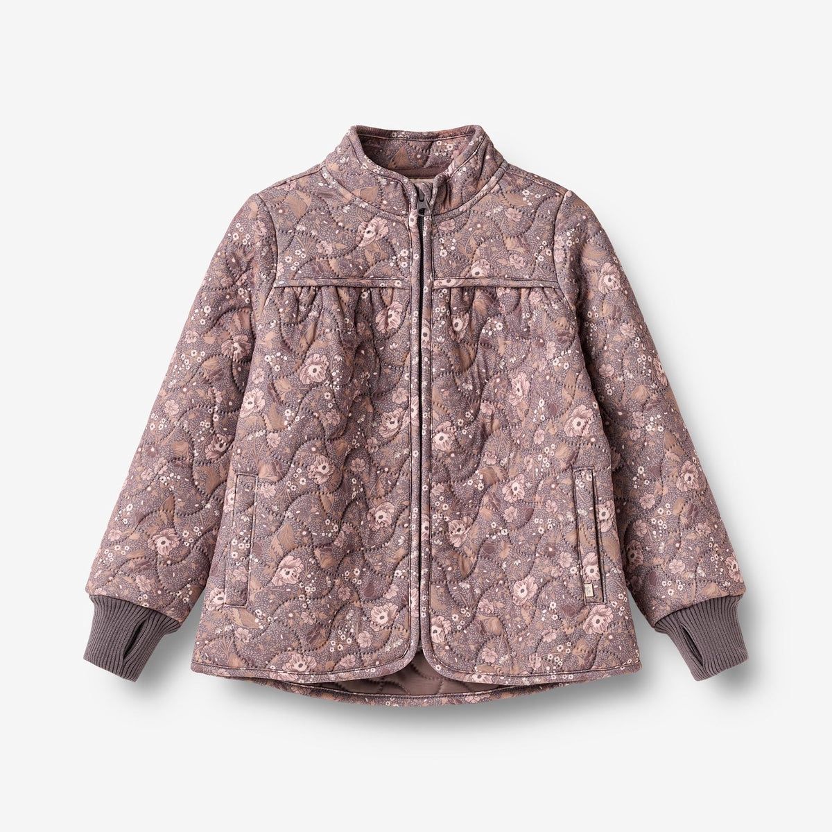 Wheat / Thermo Jacket Thilde / Purple Stone Flowers