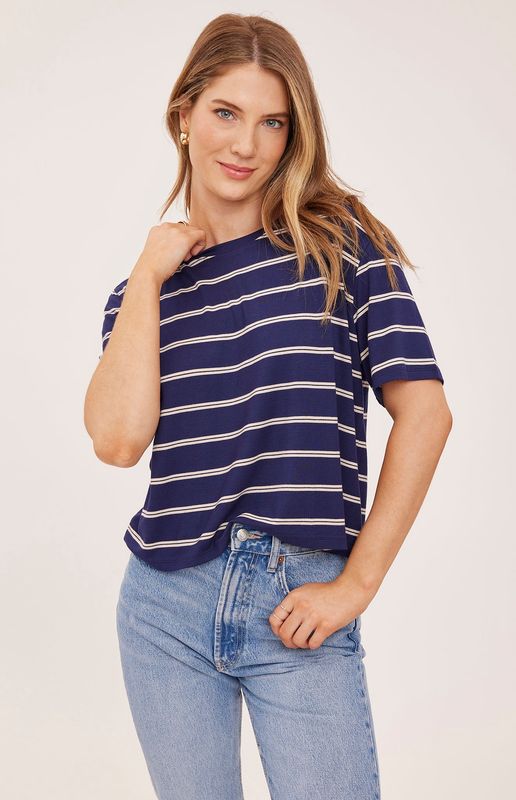Gentle Fawn / Jaxon T-Shirt / Navy Stripe