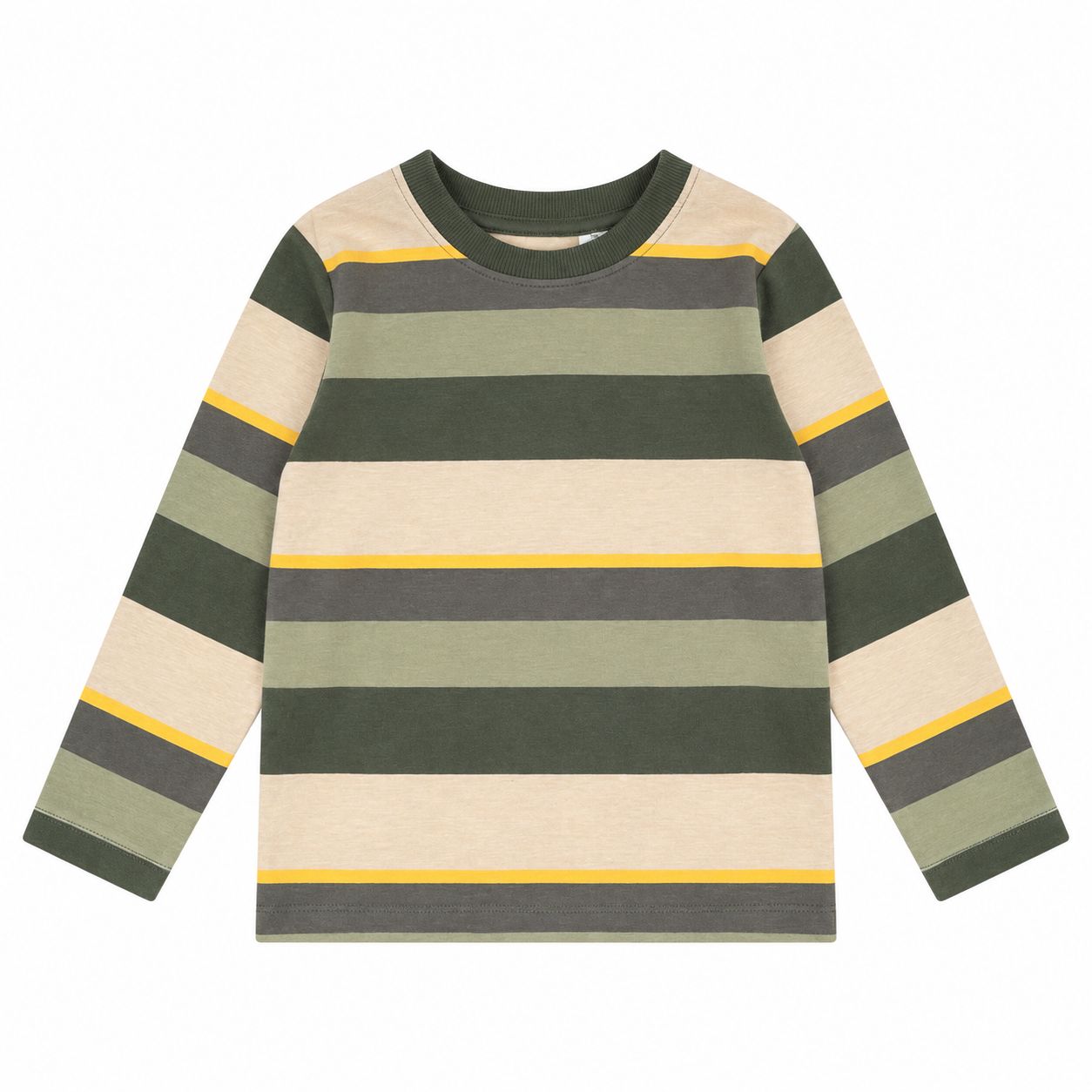 Minymo / Boys Striped LS Tee / Green