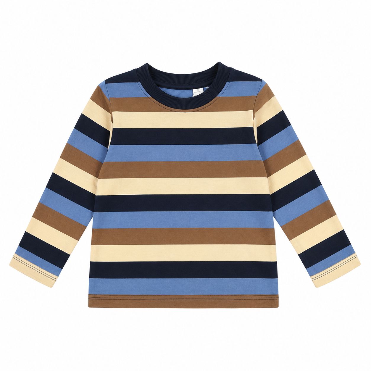 Minymo / Boys T-Shirt LS / Striped Navy
