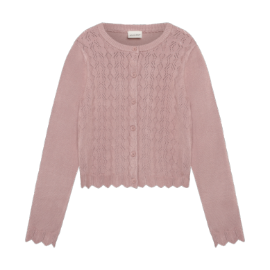 Minymo/Girls Knit Cardigan/Fawn