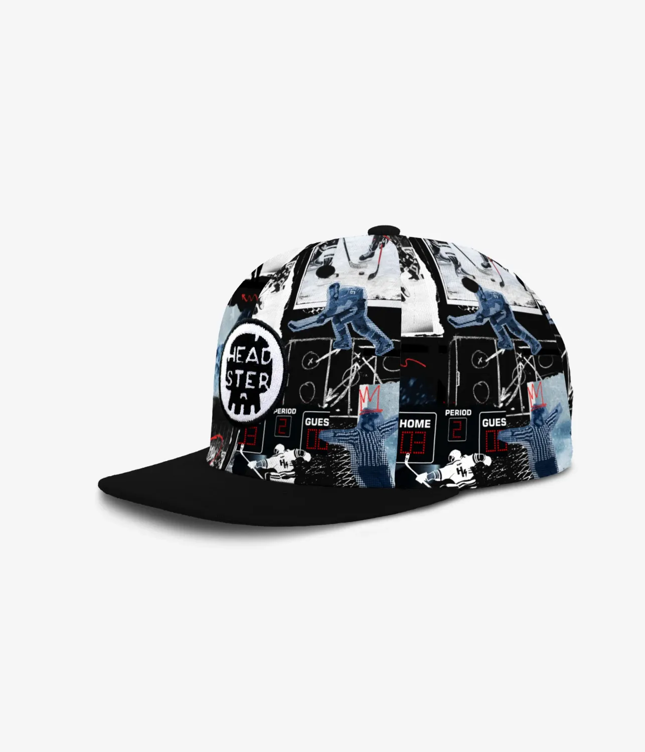 Headster/Snapback Hat/Playoff/Black