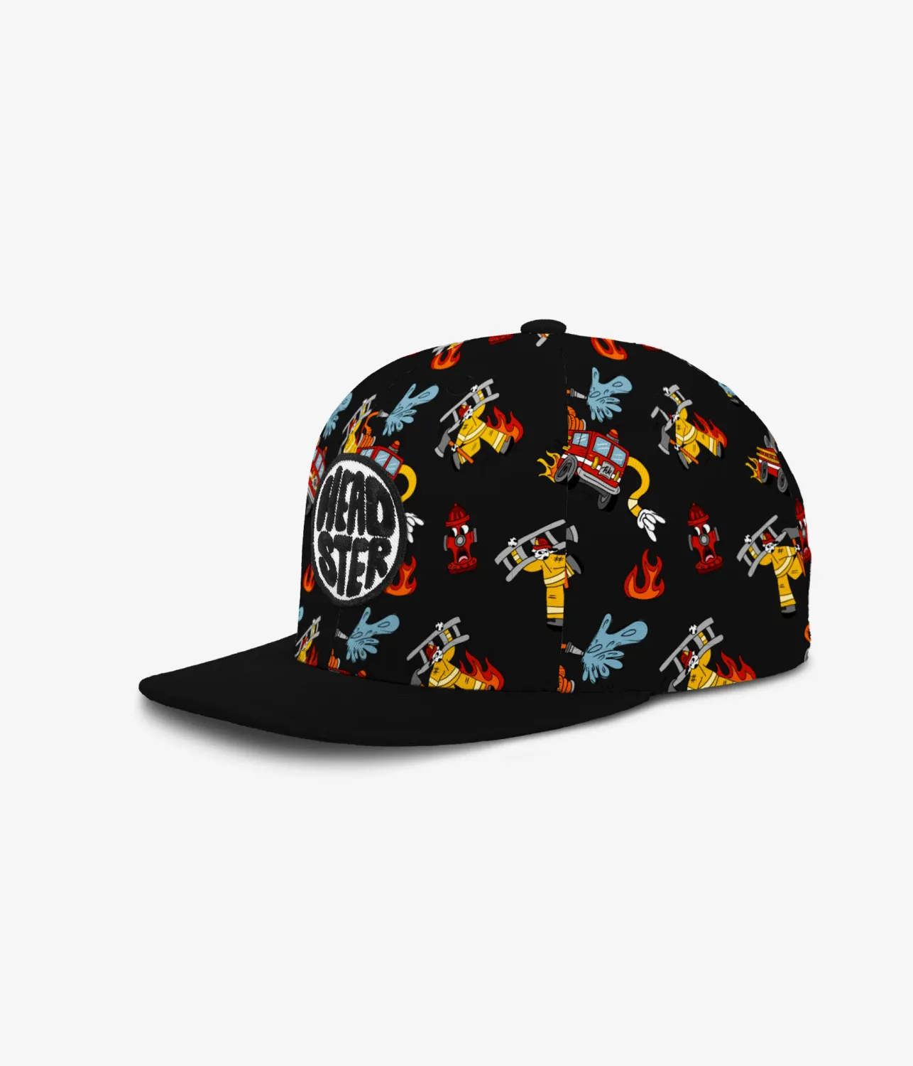 Headster/Snapback Hat/Rescue/Black