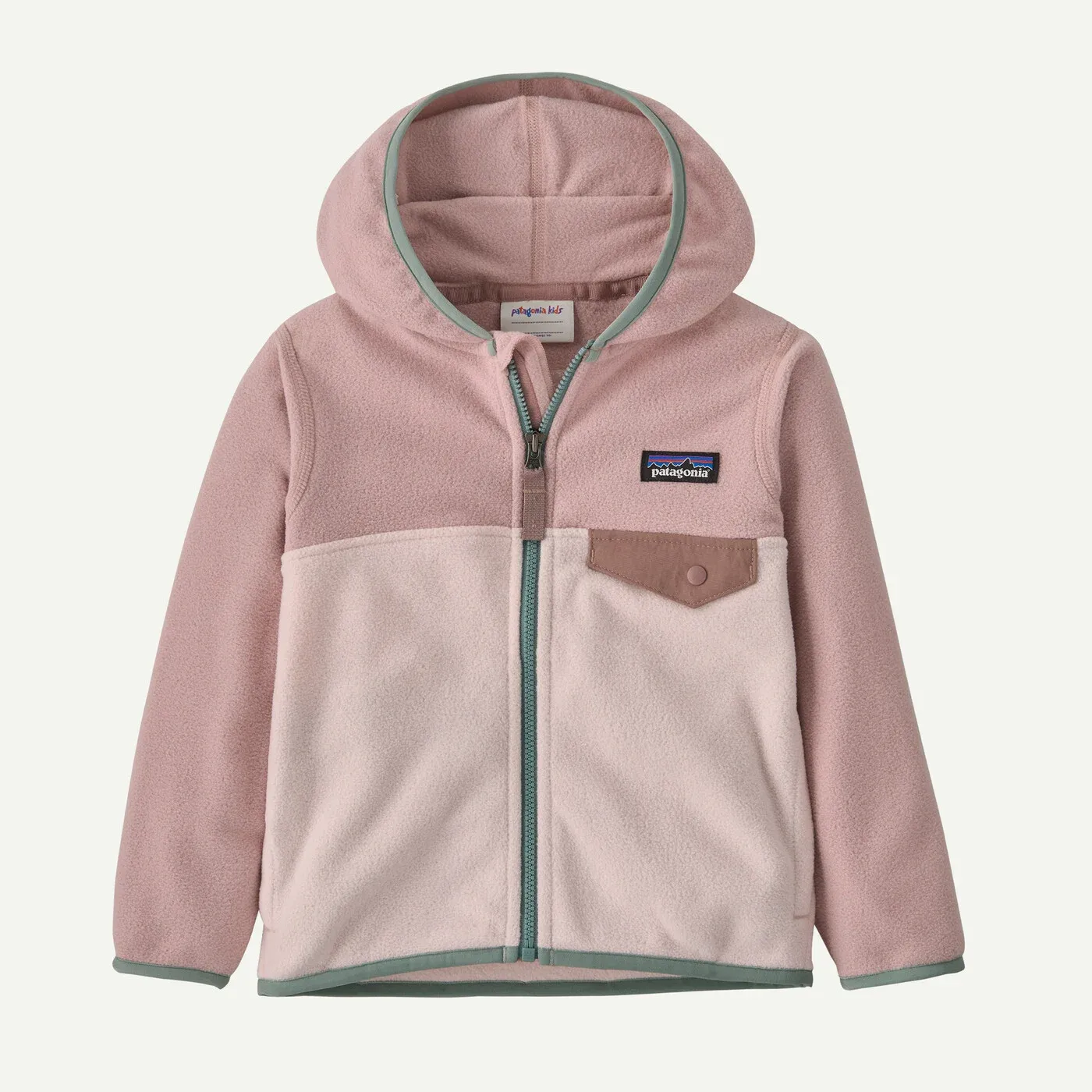 Baby Micro D® Snap-T® Fleece Jacket / Pink Frost