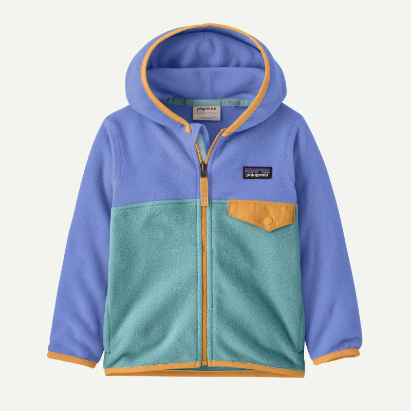 Baby Micro D® Snap-T® Fleece Jacket / Snowmelt Blue