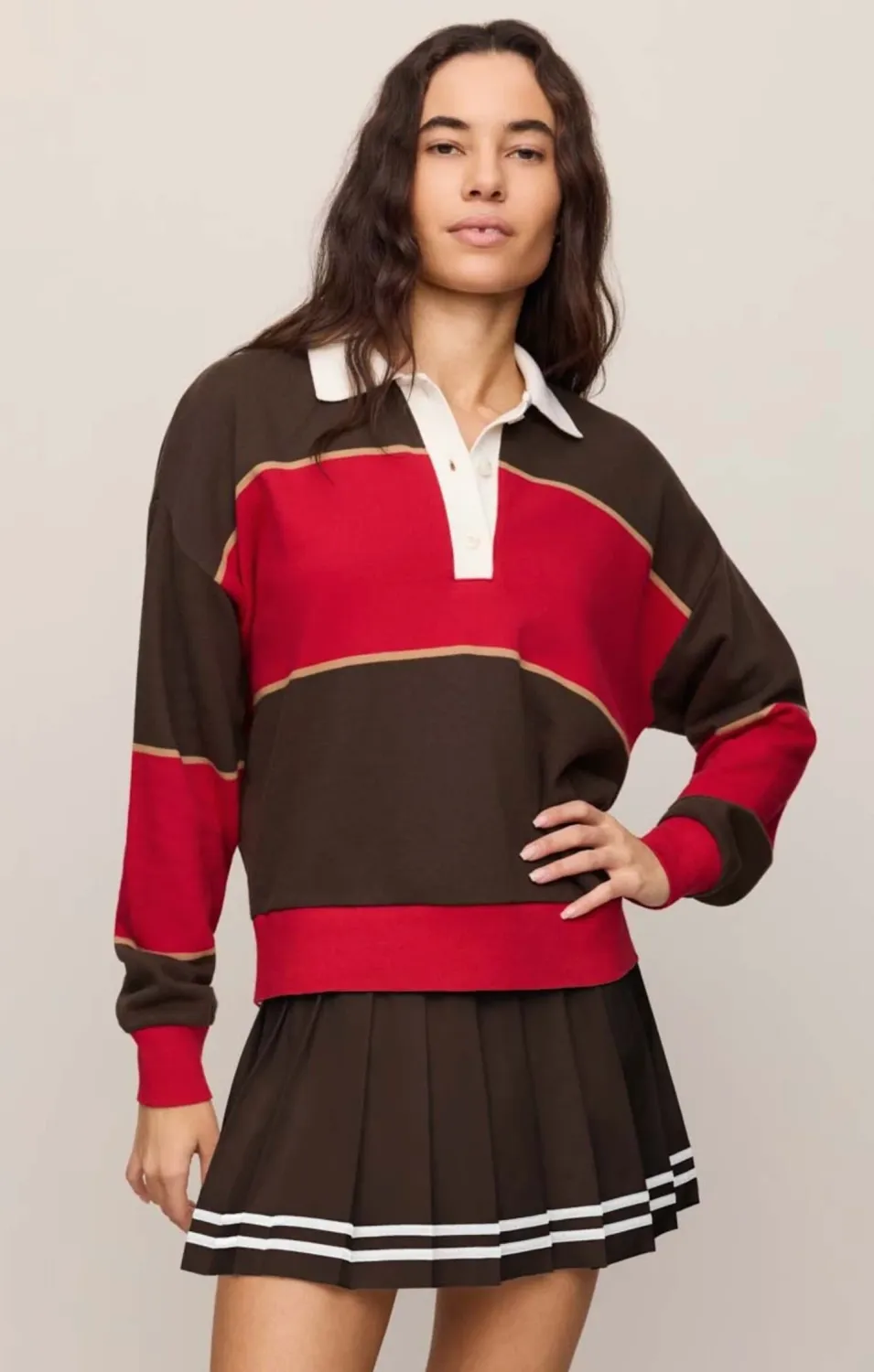 Z Supply/Study Break Polo  Sweatshirt/Game Day Red