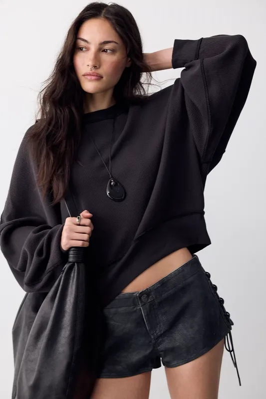 Free People/Skyline Tee/Black