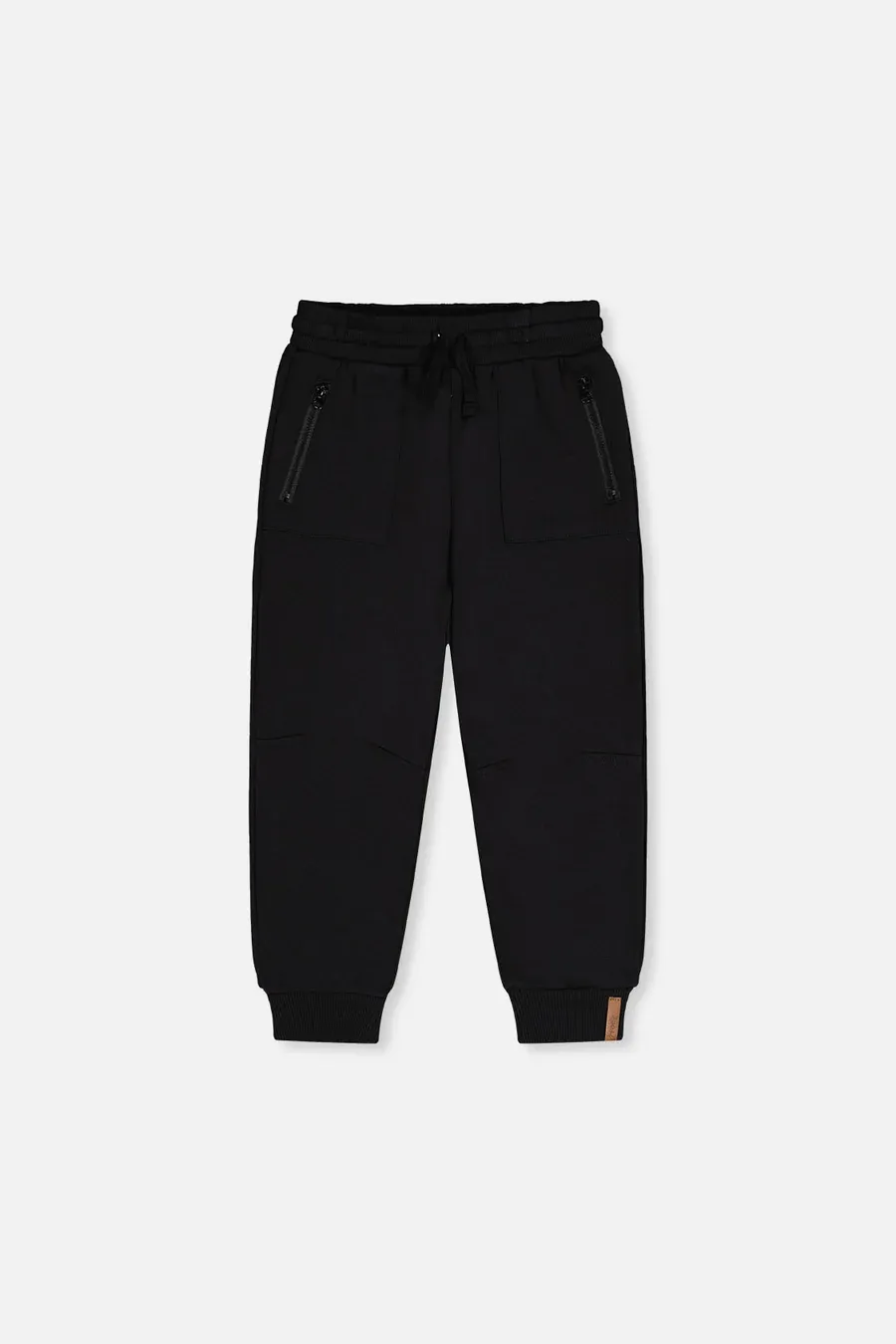 Deux Par Deux/Boys Fleece Sweatpants With Pockets/Anthracite