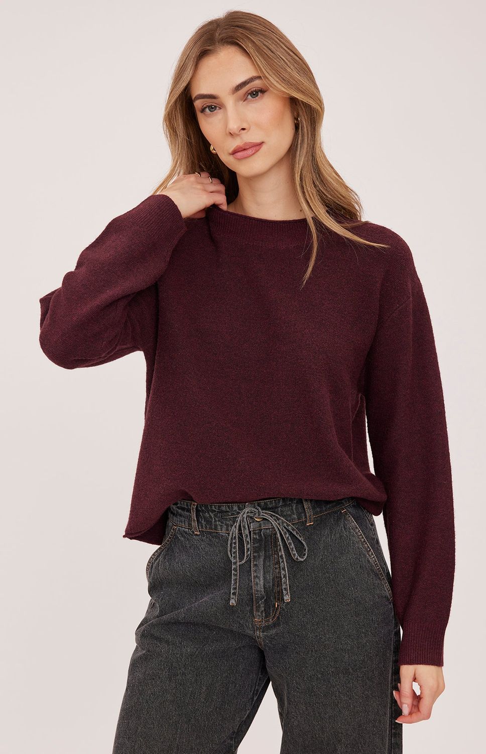 Gentle Fawn / Wanda Pullover Sweater / Fig