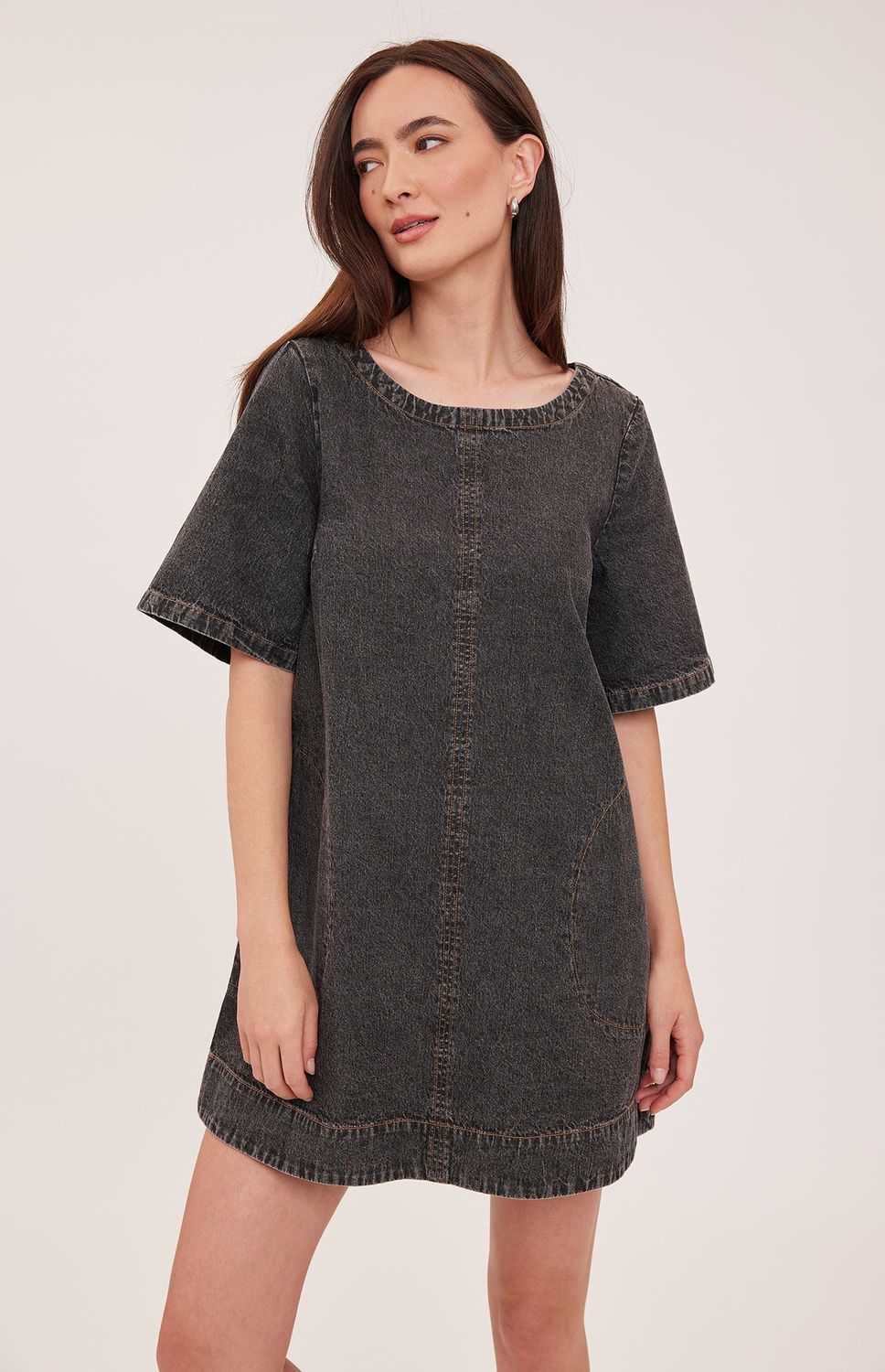 Gentle Fawn / Penelope Mini Dress / Black Wash