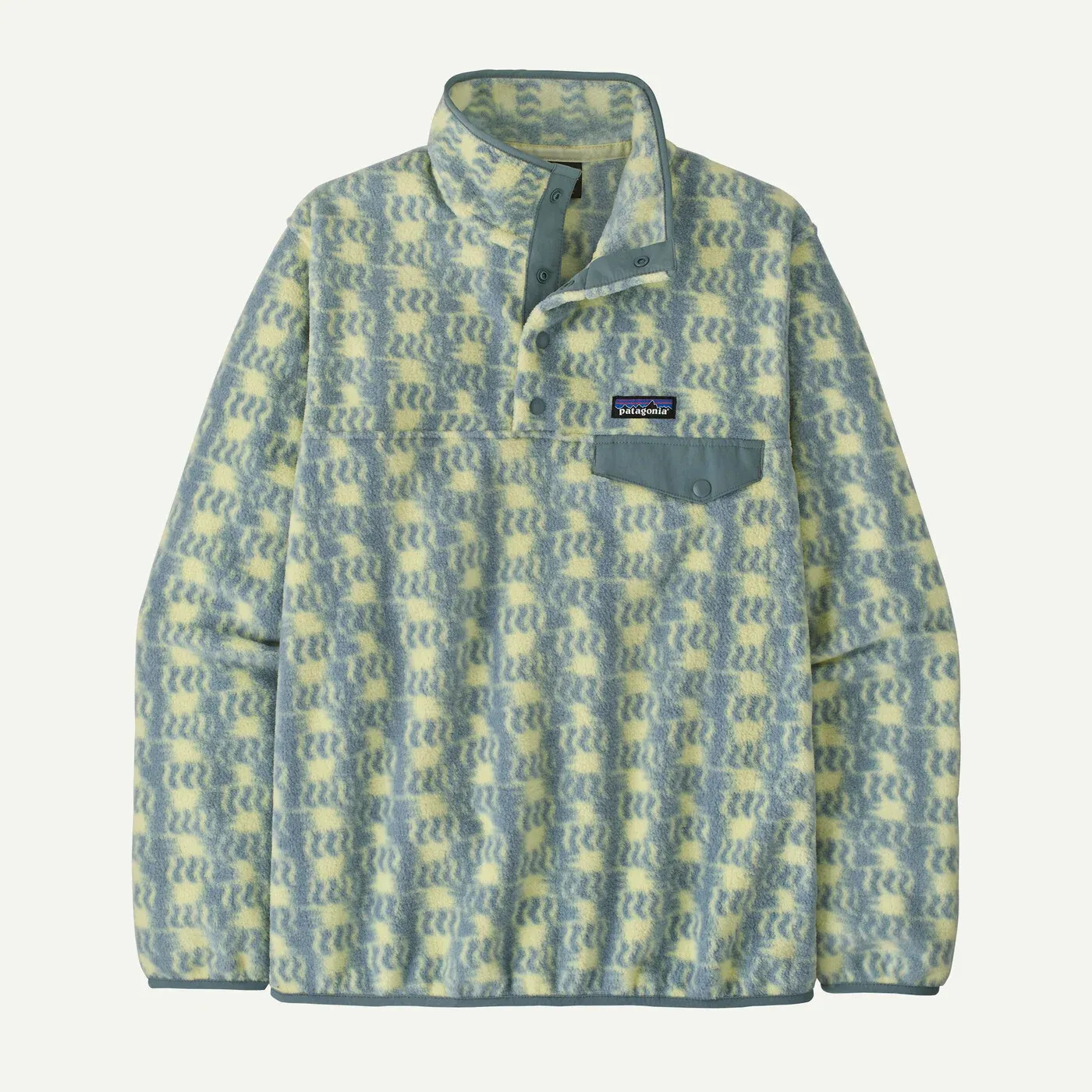 Women's Lightweight Synchilla® Snap-T® Fleece Pullover / Sun Quilt: Blue Sage
