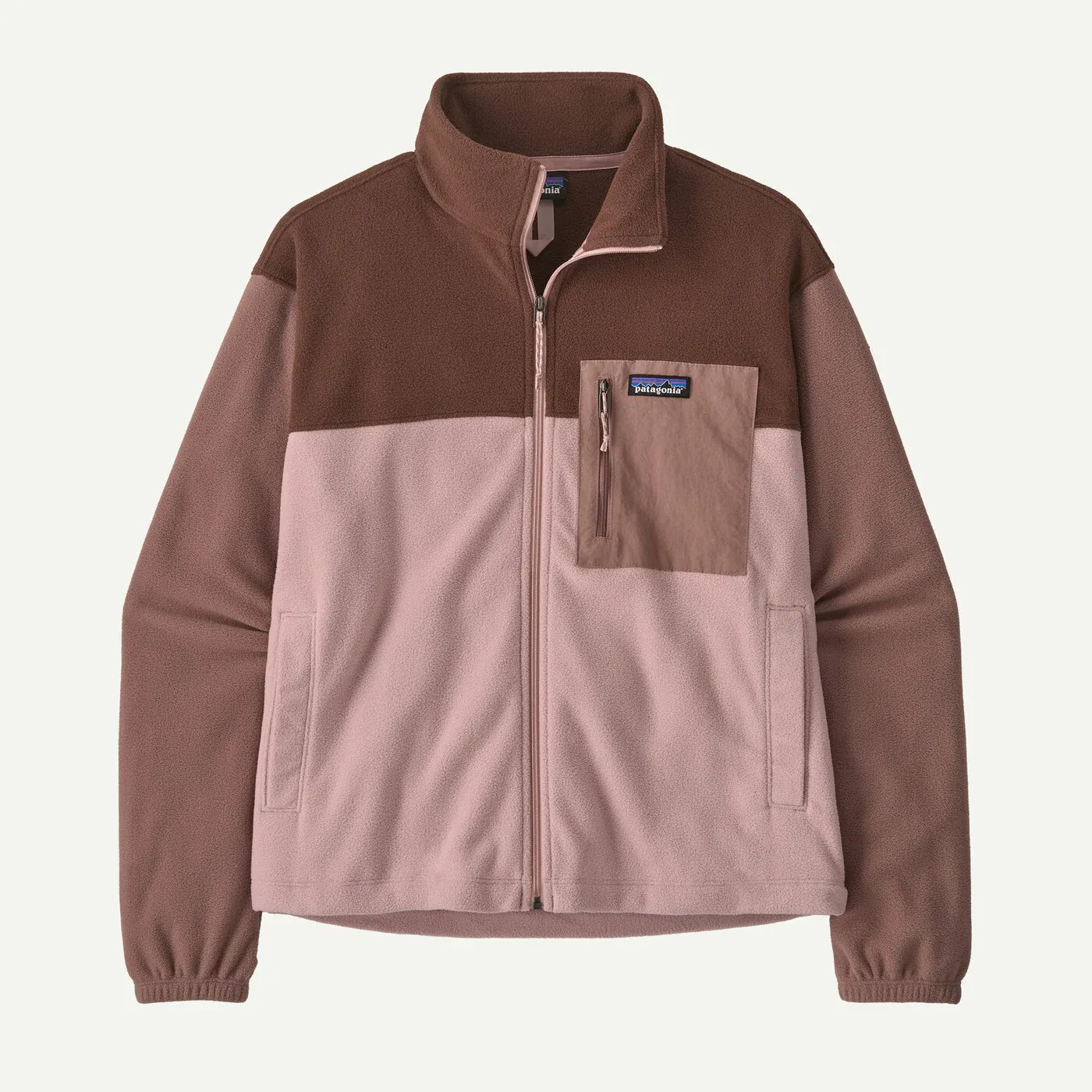 Women's Micro D® Fleece Patch Pocket Jacket / Fuzzy Mauve