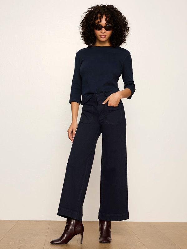 Sanctuary / Chelsea Wide Leg / Navy Blazer
