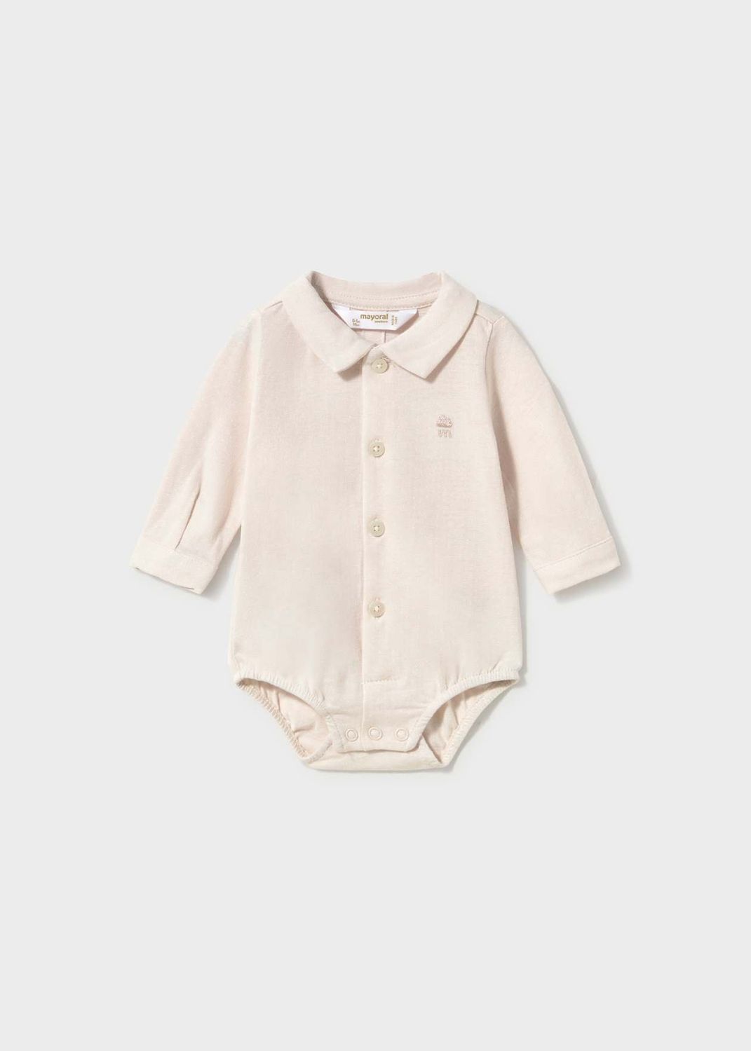 Mayoral / 2775 Infant Collared Onesie / Milk