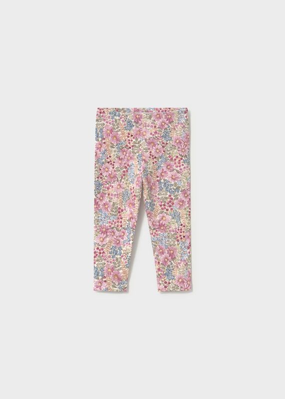 Mayoral / 2778 Infant Floral Print Leggings / Mallow
