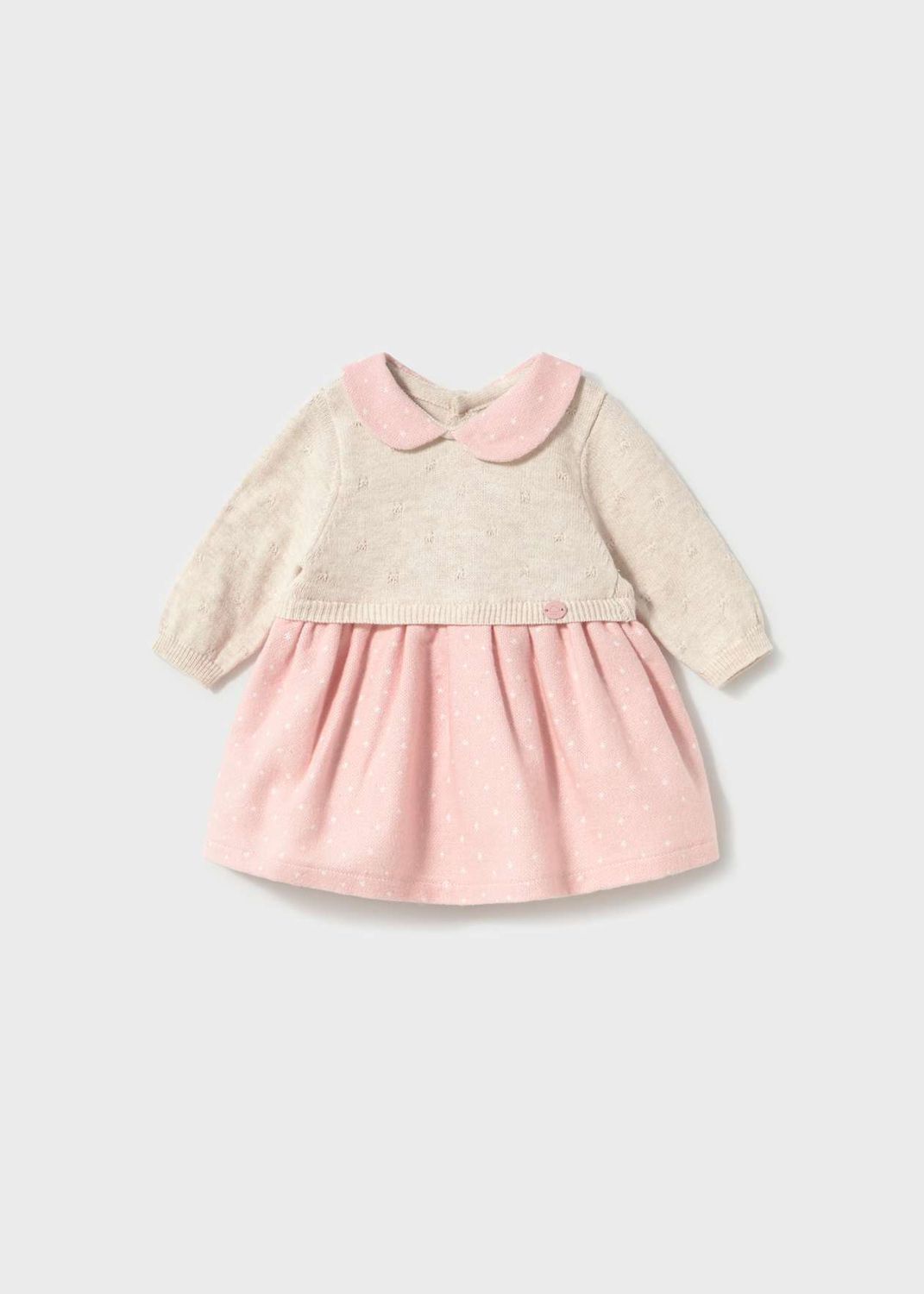 Mayoral / 2801 Newborn Knit Dress / Baby Rose