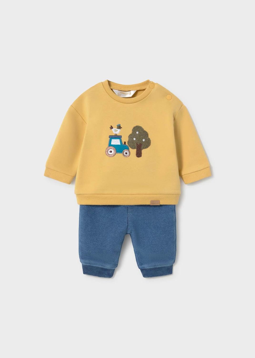 Mayoral / 2535 Trousers &amp; Crewneck 2pc Set / Ochre