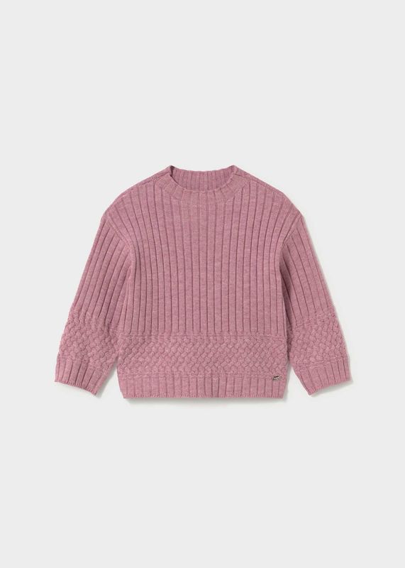 Mayoral / 2382 Infant Knit Sweater / Violet