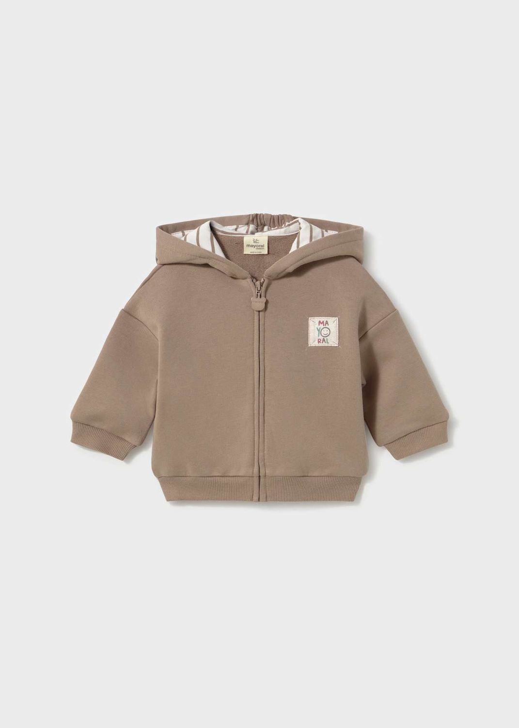 Mayoral / 2402 Infant Zip-Up Hoodie / Opal