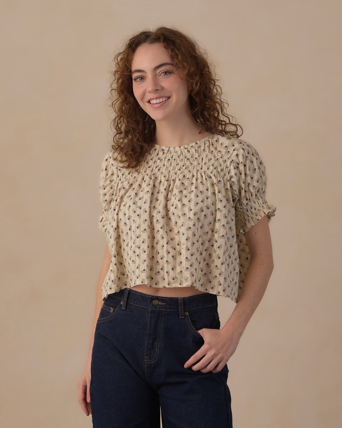 Rylee + Cru / Women's Colette Top / Vintage Fleur