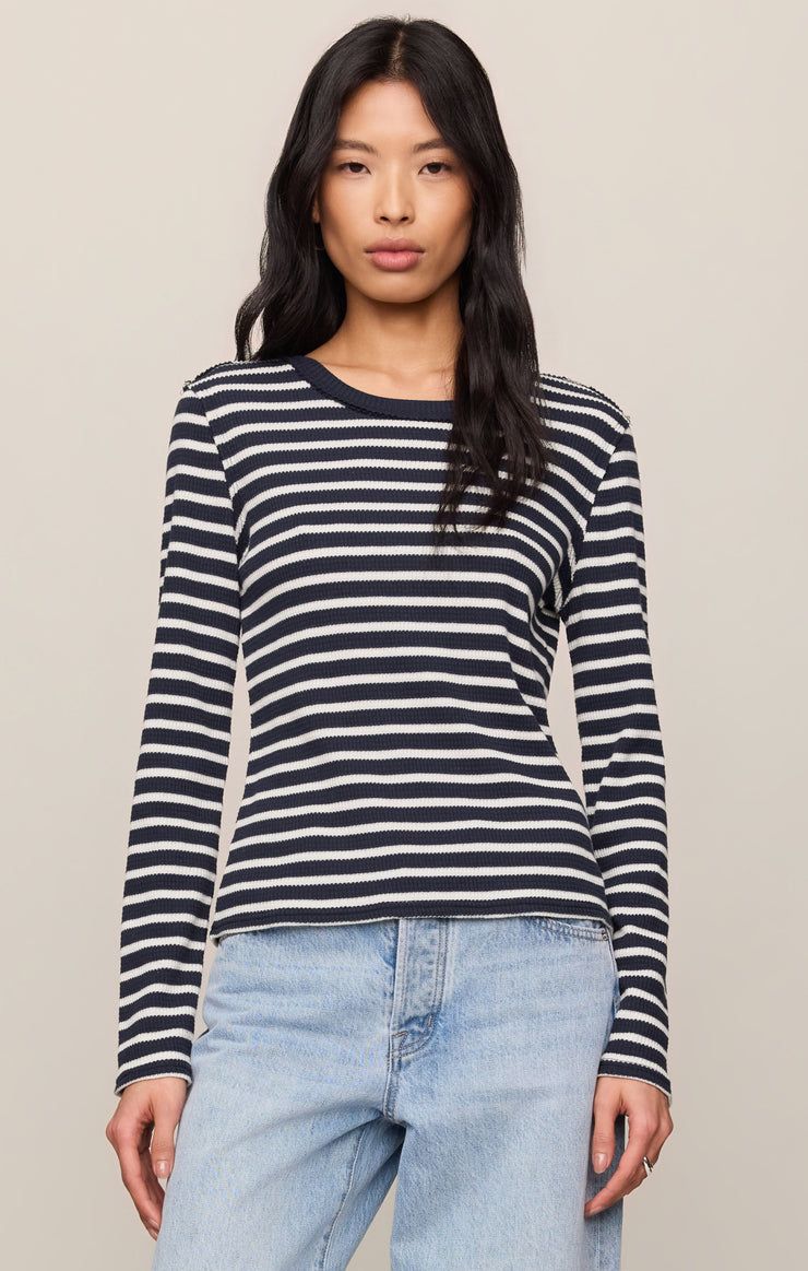 Z Supply / Arlet Stripe Thermal Top / Eclipse