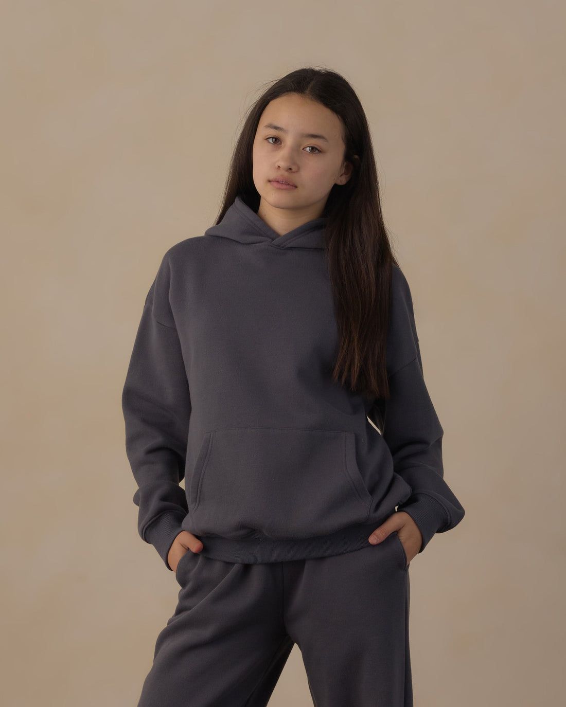 Rylee + Cru / Teen Relaxed Hoodie / Midnight