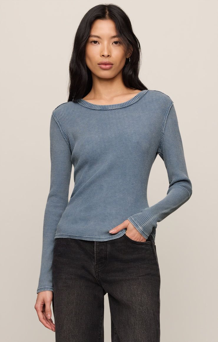 Z Supply / Arlet Mini Thermal Top / Mineral Blue