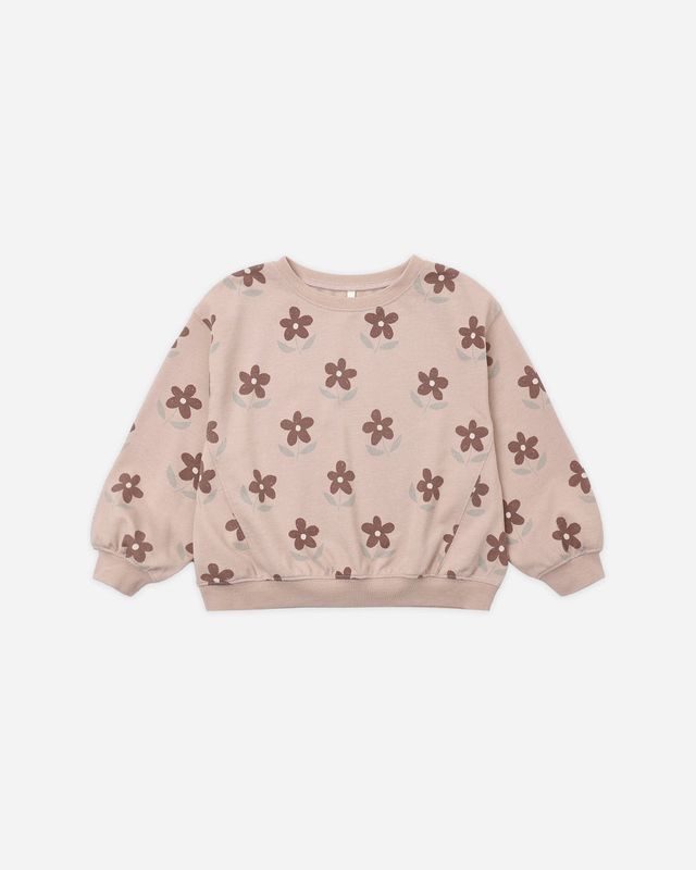 Rylee + Cru / Girls Oversized Sweatshirt / Daisy