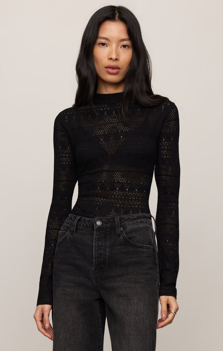Z Supply / Avery Sweater Top / Black