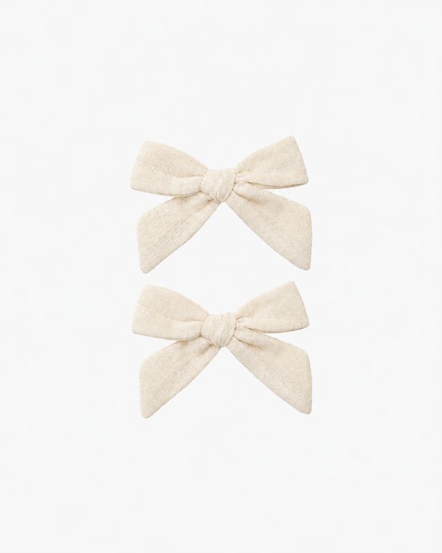 Rylee + Cru / Set of 2 Bows / Natural