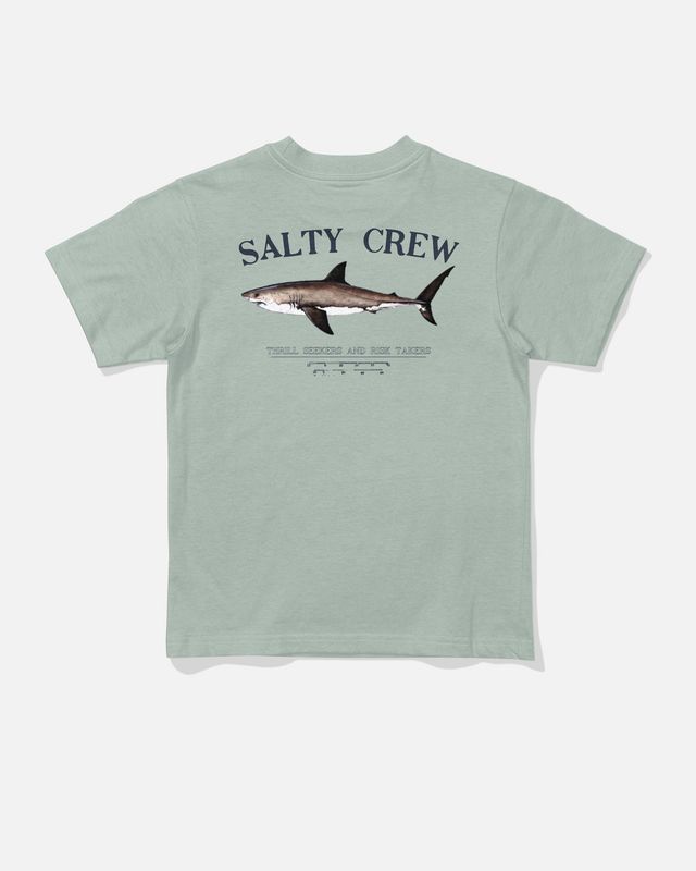 Salty Crew / Bruce Toddler SS Tee / Aqua Grey