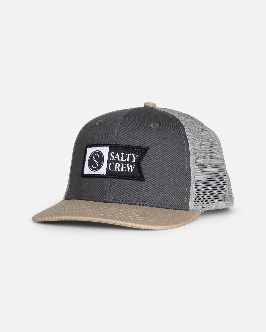 Salty Crew / Pinnacle Boys Retro Trucker / Grey/Tan
