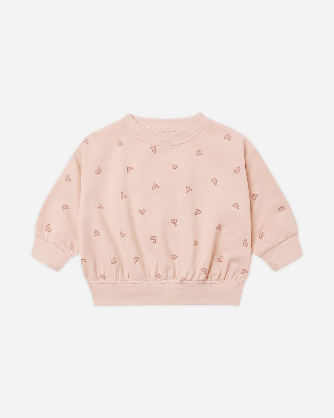 Quincy Mae / Infant Relaxed Sweatshirt / Hearts