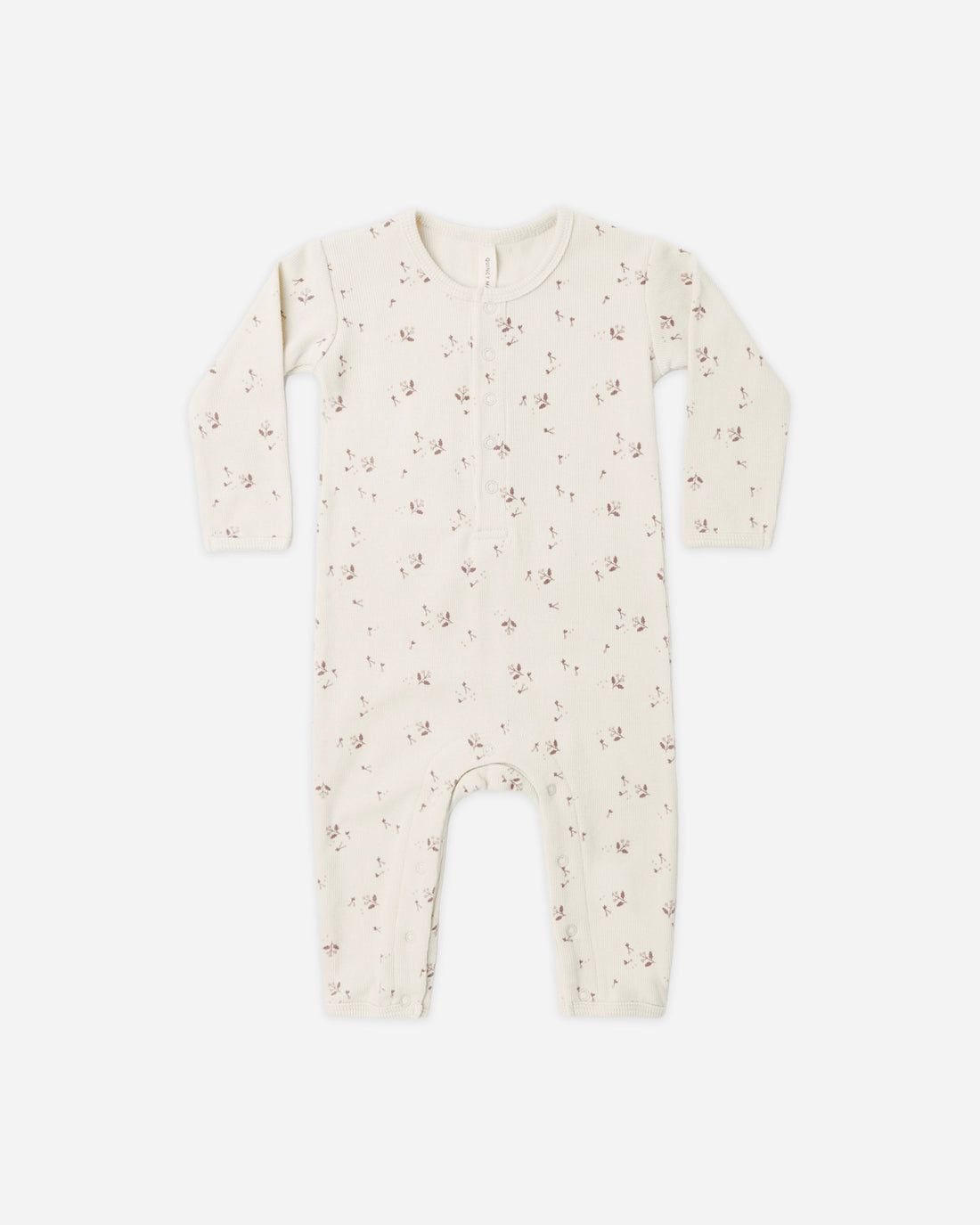 Quincy Mae / Ribbed Baby Jumpsuit / Fall Ditsy