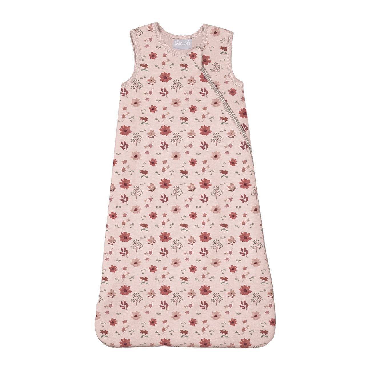 Coccoli / Modal 1.5 Togs Sleepsack / Floral on Rosewater
