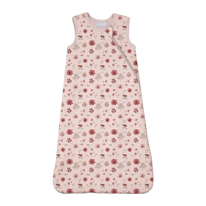 Coccoli / Modal 1.5 Togs Sleepsack / Floral on Rosewater