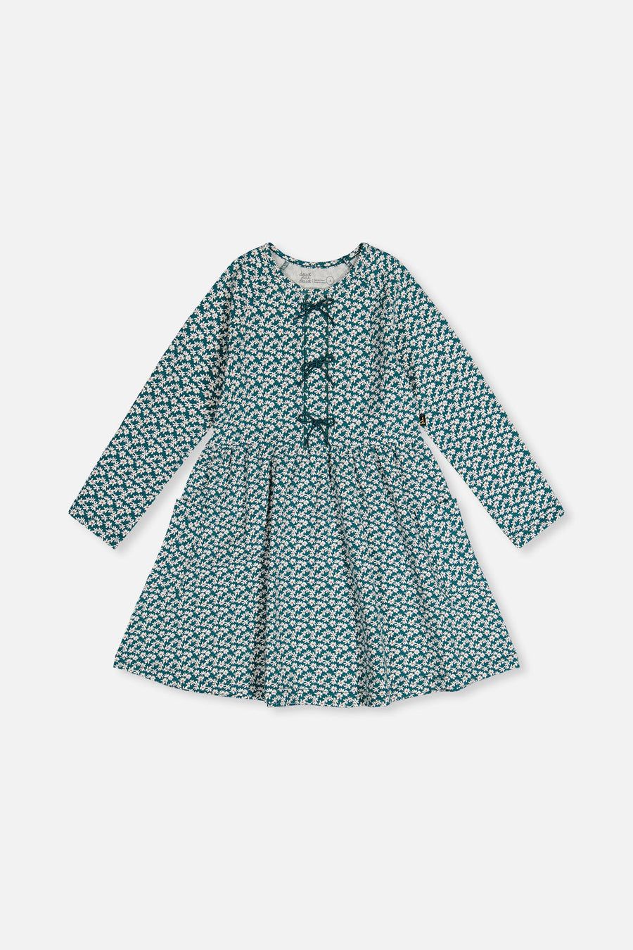 Deux par Deux / Girls Dress with Pockets / Ditsy Flowers