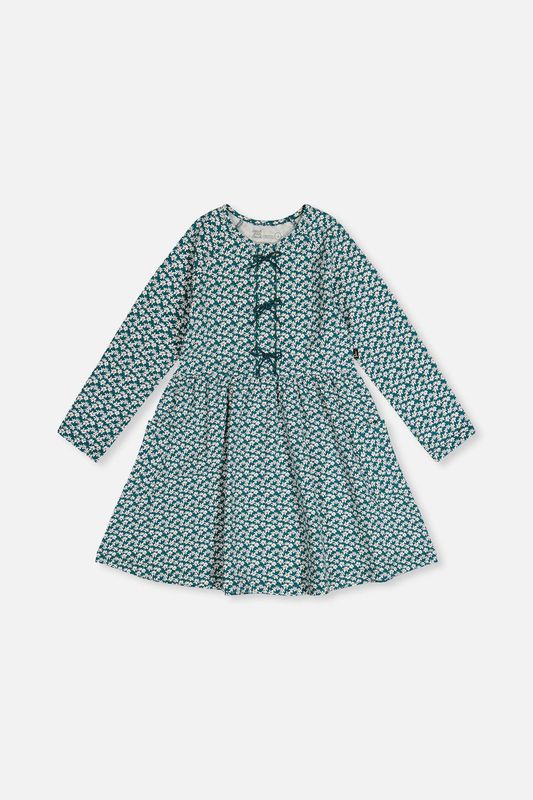 Deux par Deux / Girls Dress with Pockets / Ditsy Flowers