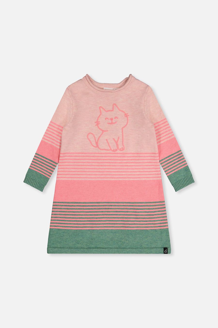 Deux par Deux / Girls Knit Sweater Dress / Impatient Pink
