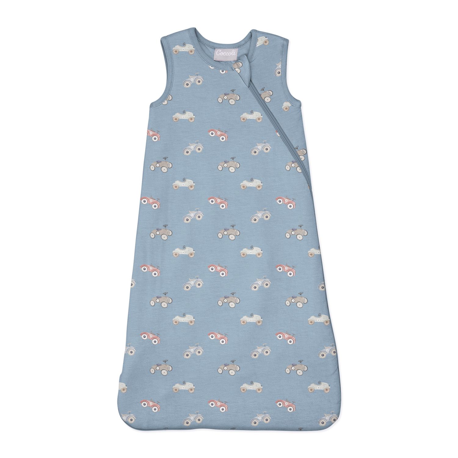 Coccoli / Modal 1.5 Togs Sleepsack / Cars on Steel Blue