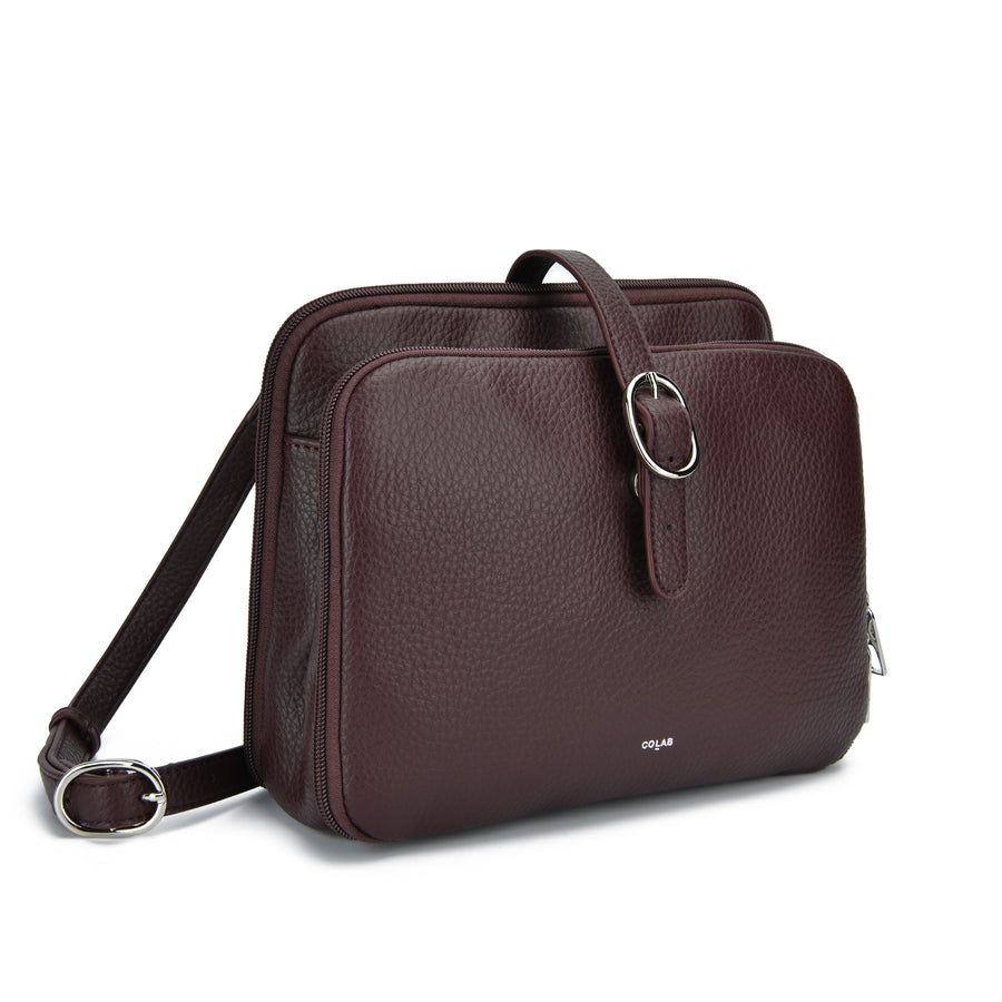 Co-Lab / 7617 / The “Marie” Crossbody / Blackberry
