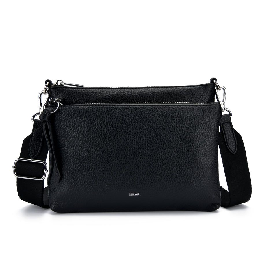 Co-Lab / 7569 / “Elise” Crossbody / Black