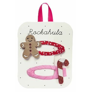 Rockahula Jolly Gingerbread Man Clips