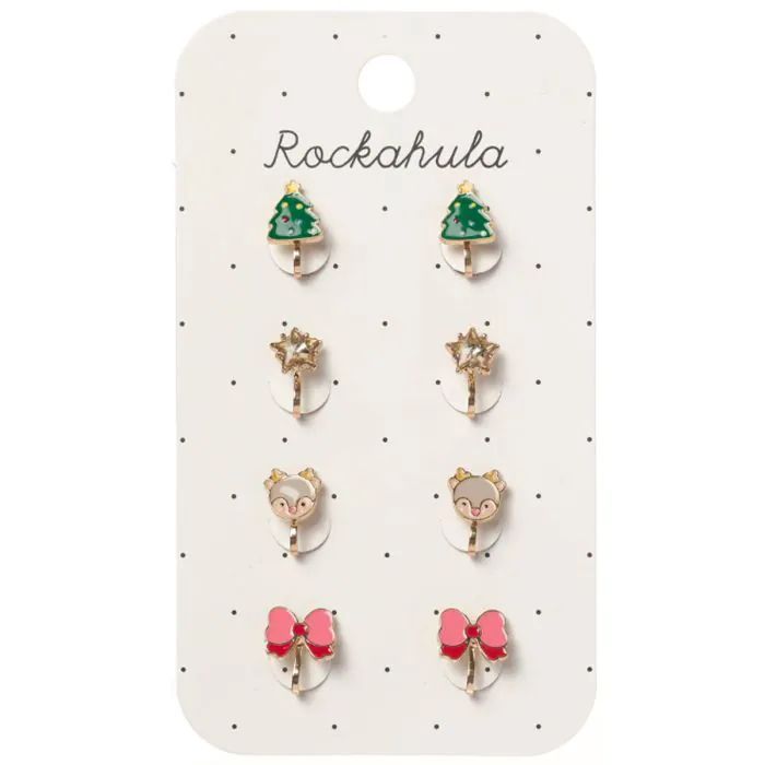 Rockahula Jolly Christmas Clip On Earrings