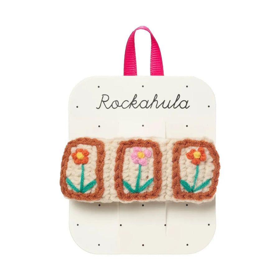 Rockahula Cottage Floral Crochet Barette Clip